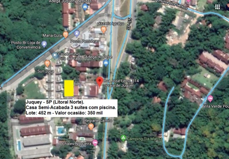 Im&oacute;vel em S�o Sebasti�o - Litoral Norte,Juquei